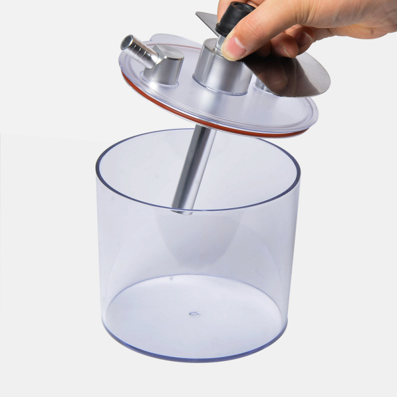 Set shisha din plastic acrilic, antivânt, reutilizabil, Xisa MSH