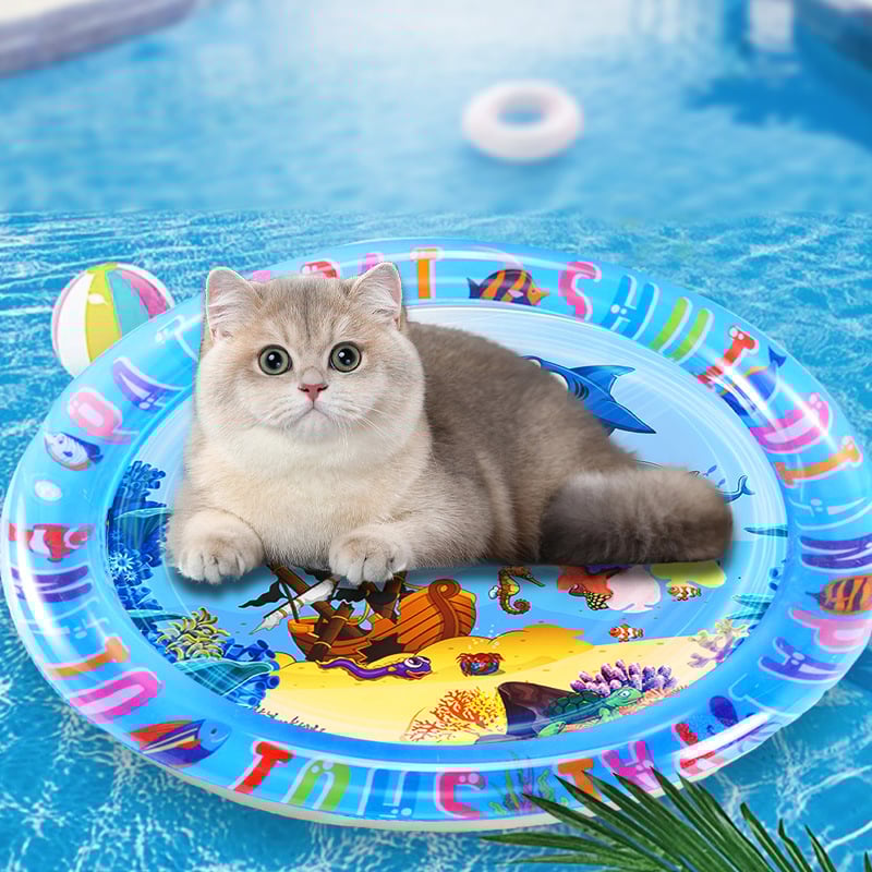 Котешко водно легло-гнездо - надуваем воден килим, ледено мат (Материал: Друго; Категория: Гнездо за домашни любимци; Приложимо: Котка)