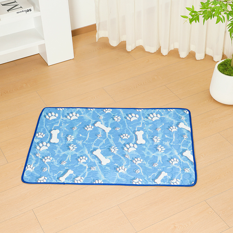 Подложка за спане на домашни любимци, машинно пране, неплъзгаща се, вътрешно/външно използване, всички сезони (материал: плат)