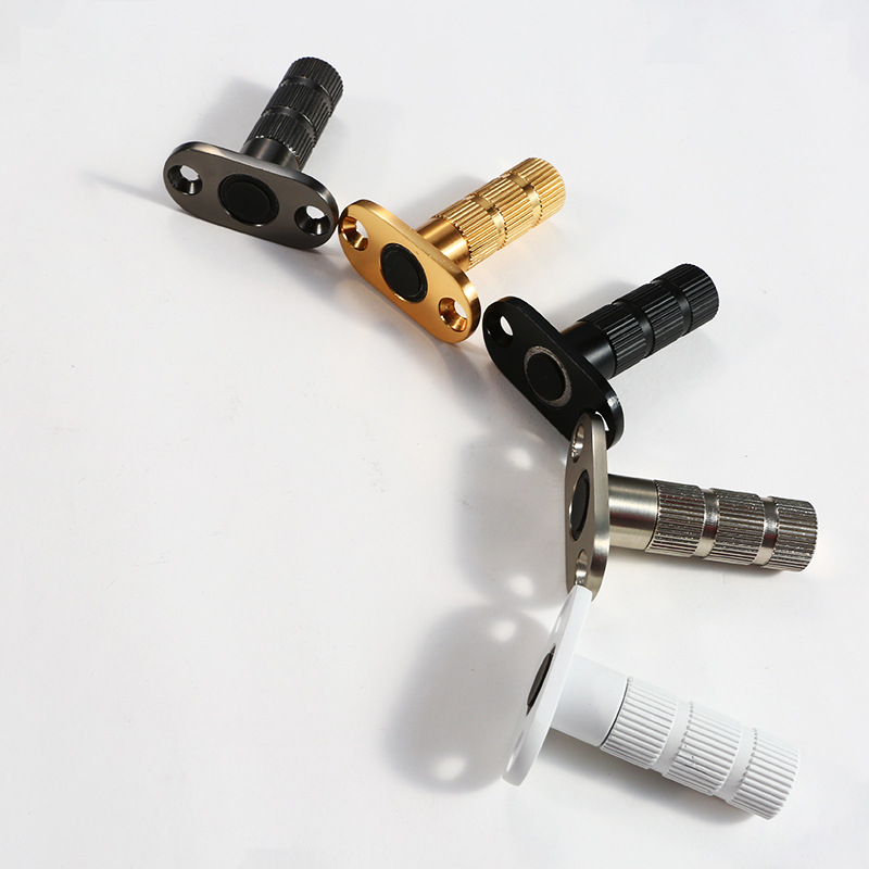 Skriti podni stopper za vrata, montiran na podu, dizajn skriven, jaka magnetska privlačnost, materijali: bakar, aluminijev oksid, cinkova legura, elektroplat završetak