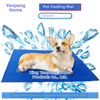 Охлаждащ мат за кучета — пластмасов материал, мека ледена повърхност, устойчив на надраскване и разкъсване