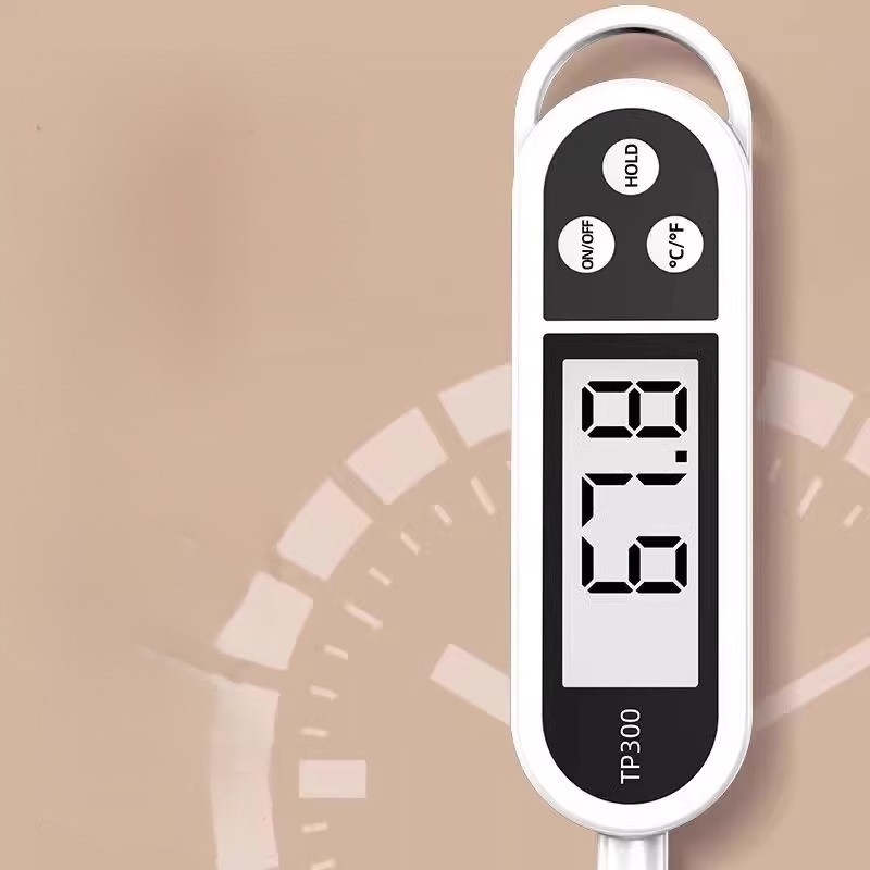 Termometru pentru alimente, tip sondă, pentru bucătărie, cu precizie înaltă