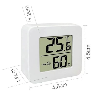 Termometar za sobu s digitalnim zaslonom, minimalistički dizajn, rezolucija temperature 0,1°C, kutija 600 komada, mogućnost prilagođavanja