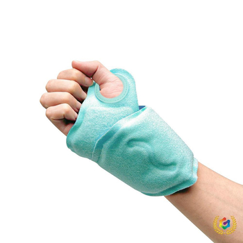 Gel ledeni paket za zglob zapešća s integriranim dizajnom, toplinska i hladna terapija, PVC tkanina, 230 g
