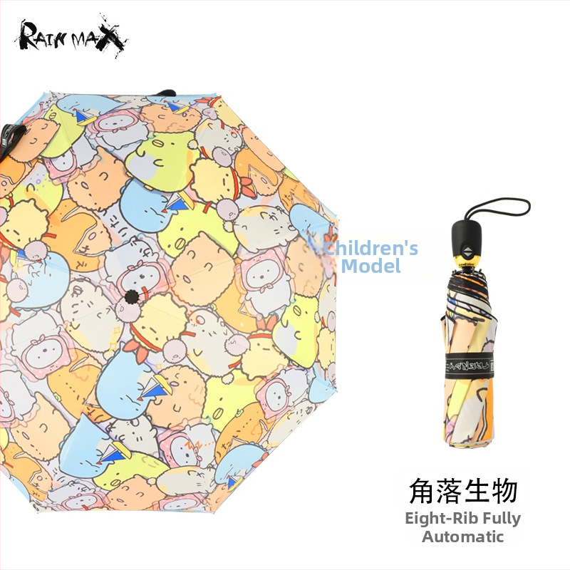 Automatski kišobran za sunce i kišu, UV zaštita UPF 50+, aluminijski stup, vlaknaste letvice, tisak loga