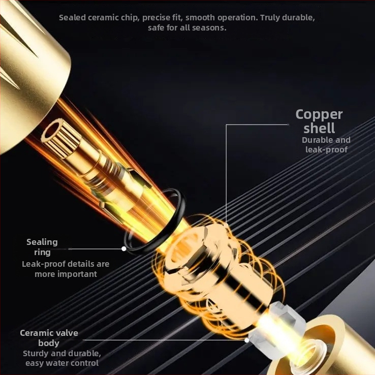Kutni ventil od bakrene legure, zidni, za toplu i hladnu vodu, radni tlak 0-90