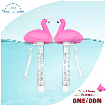 Jed. Sklenený teplomer na kúpanie dieťaťa a do bazéna, s dizajnom zvieratka