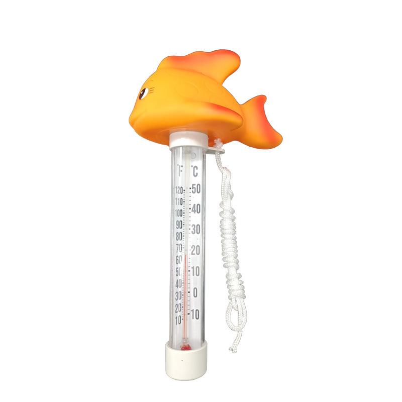 Jed. Stakleni termometar za bebine kupke i bazen, s motivom životinje u crtanu