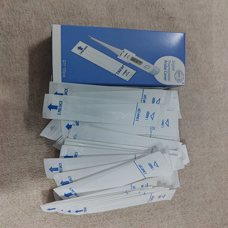 Capace pentru termometru – pentru gură la copii și anal pentru animale de companie, 100 bucăți într-o cutie, igienice