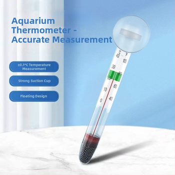 Plutajući termometar za akvarij – visoka preciznost mjerenja temperature vode, staklena šipka