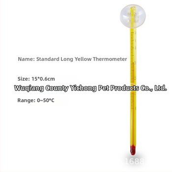 Plutajući termometar za akvarij – visoka preciznost mjerenja temperature vode, staklena šipka