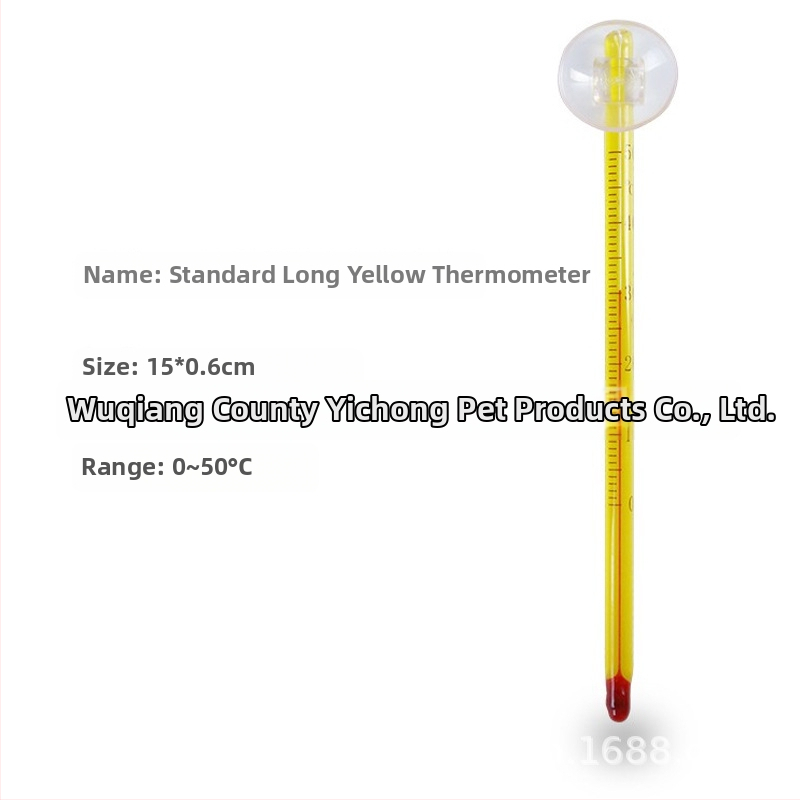 Plutajući termometar za akvarij – visoka preciznost mjerenja temperature vode, staklena šipka