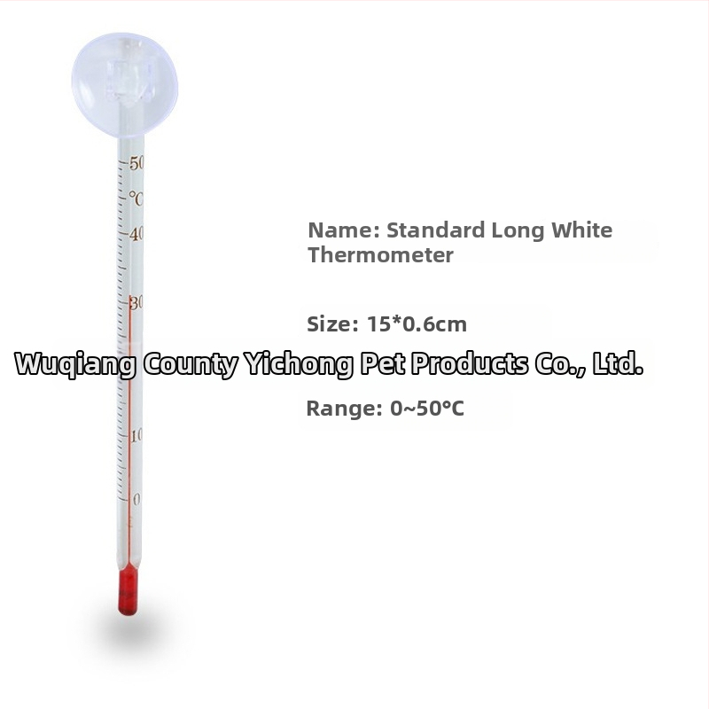 Plutajući termometar za akvarij – visoka preciznost mjerenja temperature vode, staklena šipka