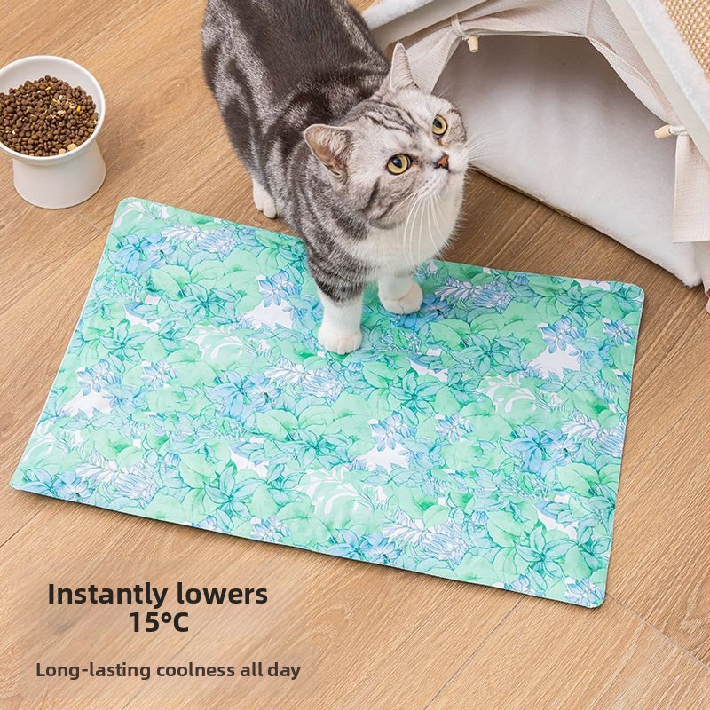Gel cooling mat za kućne ljubimce, pse i mačke, velik i debeli, otporan na ugrize, ljetna ležaljka