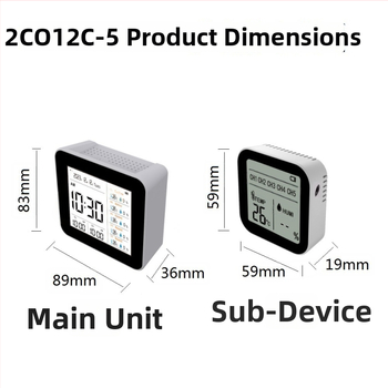 Nobitor WiFi bežični mjerač temperature i vlage s 5 senzora, vodootporna sonda za temperaturu za skladištenje, akvarij i uzgoj