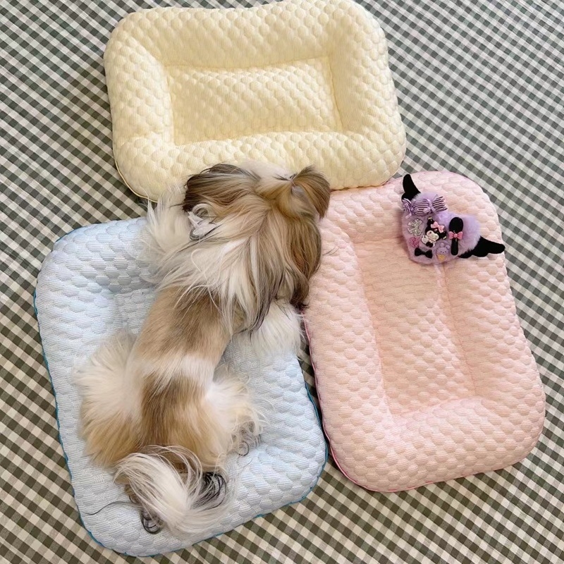 Охлаждащо легло за кучета, подложка от плат, произход Хъбей