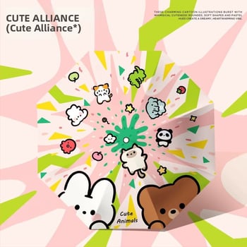 Dječji sklopivi kišobran za kišu i sunce, 8 rebara, ručno otvaranje, UPF50+ UV zaštita, izdržljiva tkanina, silikonske šipke, gumeni držač