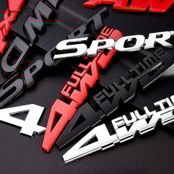 Chuangya наклейка за кузов, 4WD стил, цинкова сплав, силно прилепване, персонализирана обработка