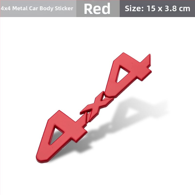 Chuangya наклейка за кузов, 4WD стил, цинкова сплав, силно прилепване, персонализирана обработка