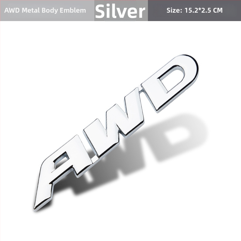 Chuangya наклейка за кузов, 4WD стил, цинкова сплав, силно прилепване, персонализирана обработка