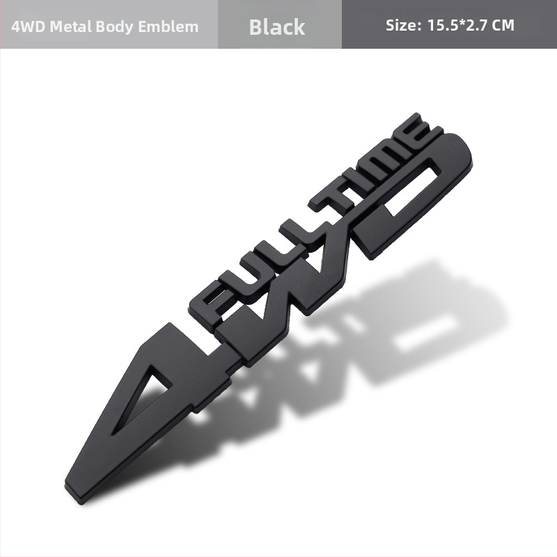 Chuangya наклейка за кузов, 4WD стил, цинкова сплав, силно прилепване, персонализирана обработка