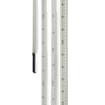 Stakleni termometar sa štapićem, za mjerenje temperature, bez marke