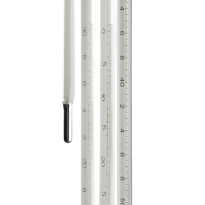 Stakleni termometar sa štapićem, za mjerenje temperature, bez marke