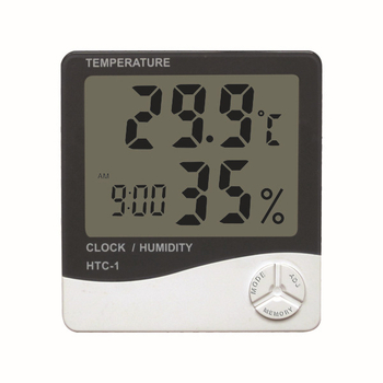 HTC-1 Mjerač vlage i temperature s funkcijom vremena, baterija 1xAAA 1.5V