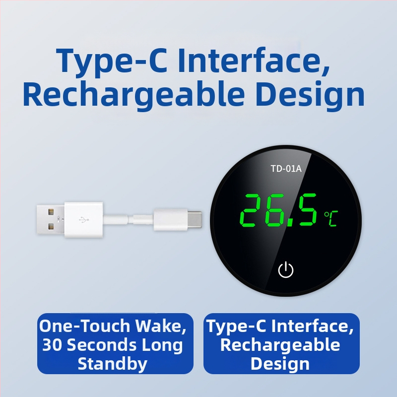 Akvarijski termometar s LCD zaslonom, vanjski vodomjer, visoka preciznost (Materijal: Plastika; Kategorija: Termometar; Funkcija: Mjerenje temperature vode)