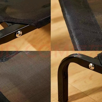 Pasje kamping ležaj s dizajnom iznad tla, univerzalan za sve sezone, uklonjiv i periv; materijal: metalni elementi i mreža
