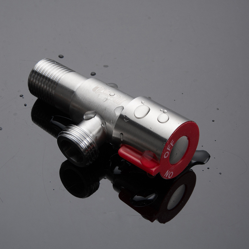 Trokutni ventil - 304 nehrđajući čelik; navojno povezivanje; 0,15 MPa; 15 mm