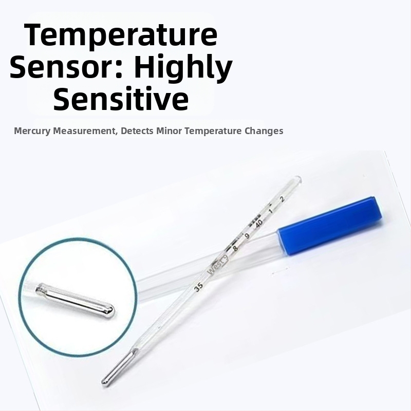 Medicínsky teplomer na ústnu a podpazušnú dutinu, digitálny domáci sklenený teplomer pre dospelých a deti