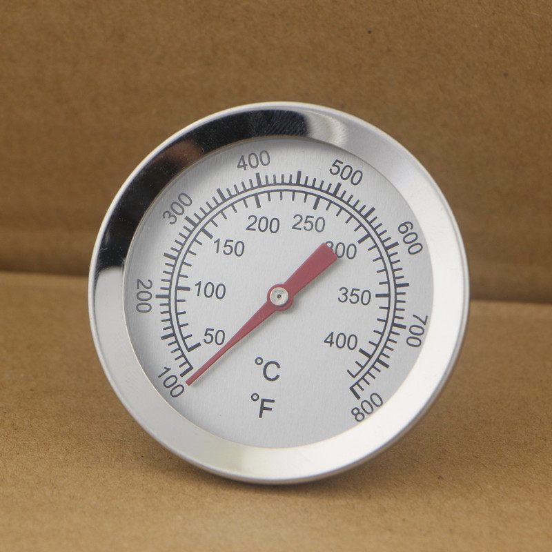 Termometar za pećnicu, nehrđajući čelik, bimetrijski termometar za roštilj, rezolucija 0.1°C, pakiranje 420