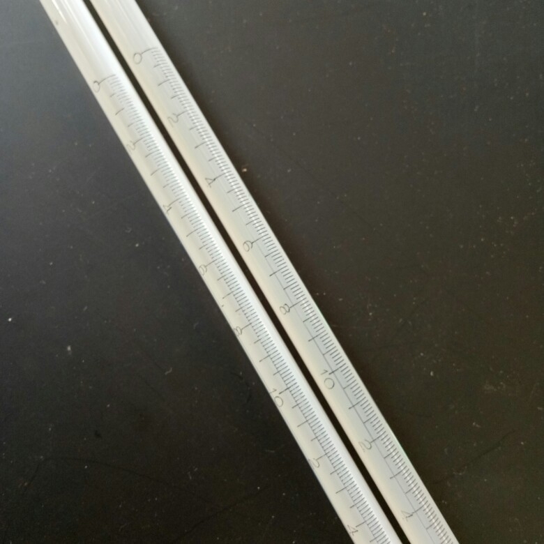 Jianxing stakleni termometar, podjela 0,1°C, raspon 0–50°C, termometar sa živom