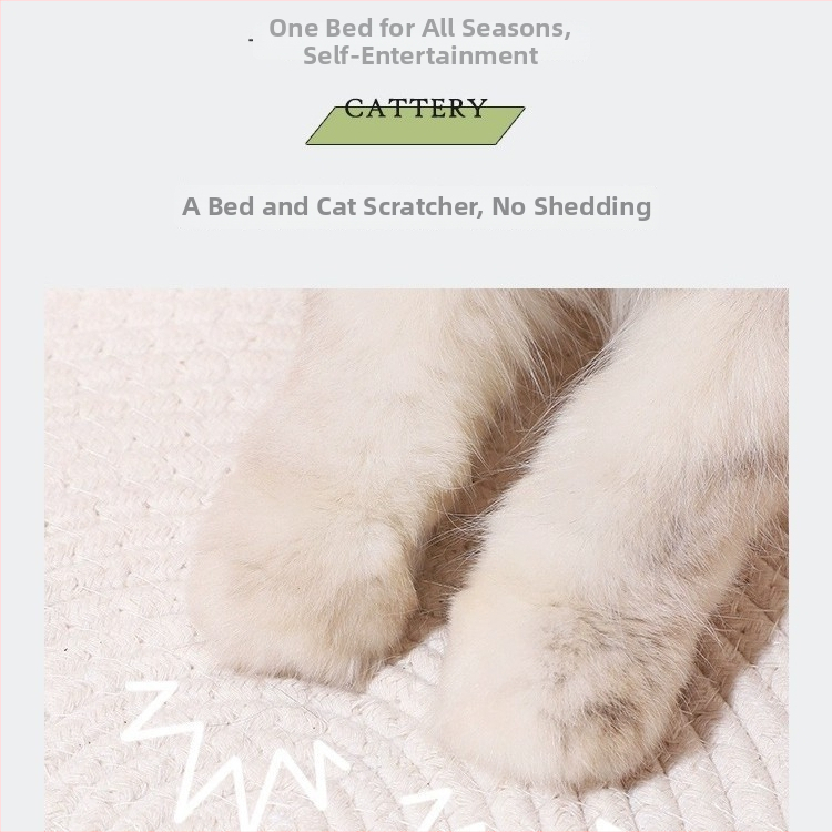 Котешка пещера, дишаща ратанова плетка, четирисезонна универсална, за котки (Материал: ратанова плетка; Сезон: четирисезонна универсална; Функция: дишаща; Предназначение: котки)