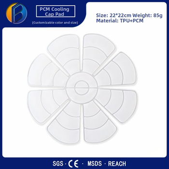 BODICONN Яка за врата със PCM ледена подложка – TPU плат, PCM запълване, 45 g/85 g/105 g, модерен минималистичен стил за охлаждане и превенция от прегряване