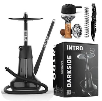 Hookah arapska vodena lula od aluminija, s poklon kutijom, 6 komada, moguć tisak logotipa