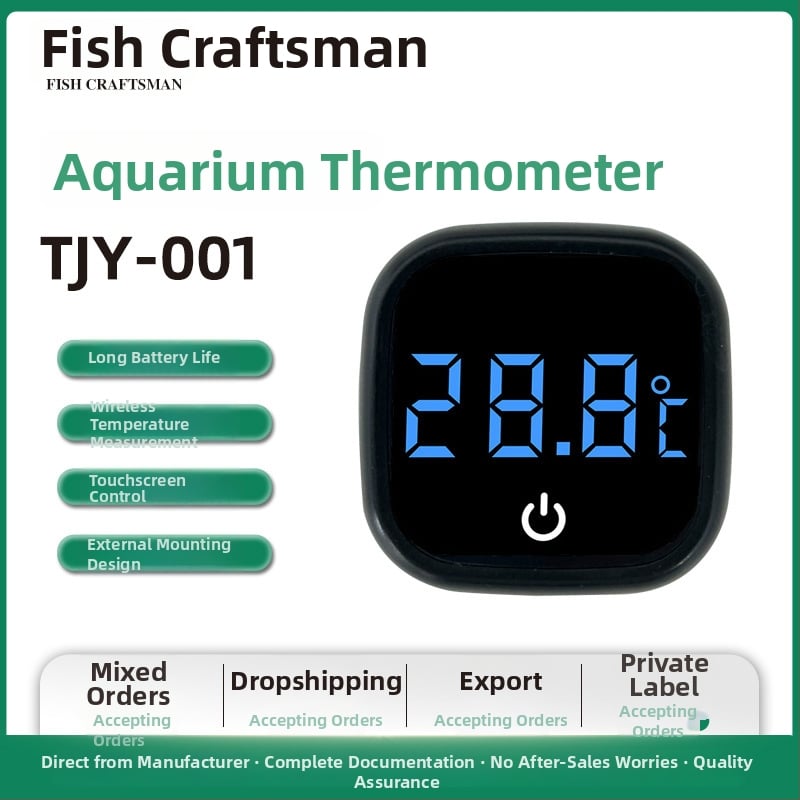 Vanjski digitalni vodomjer za akvarij i terarij za kornjače – mini ABS termometar