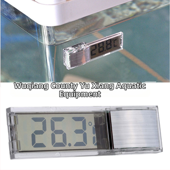 Vanjski ljepivi elektronički termometar za akvarij s 3D LED LCD zaslonom