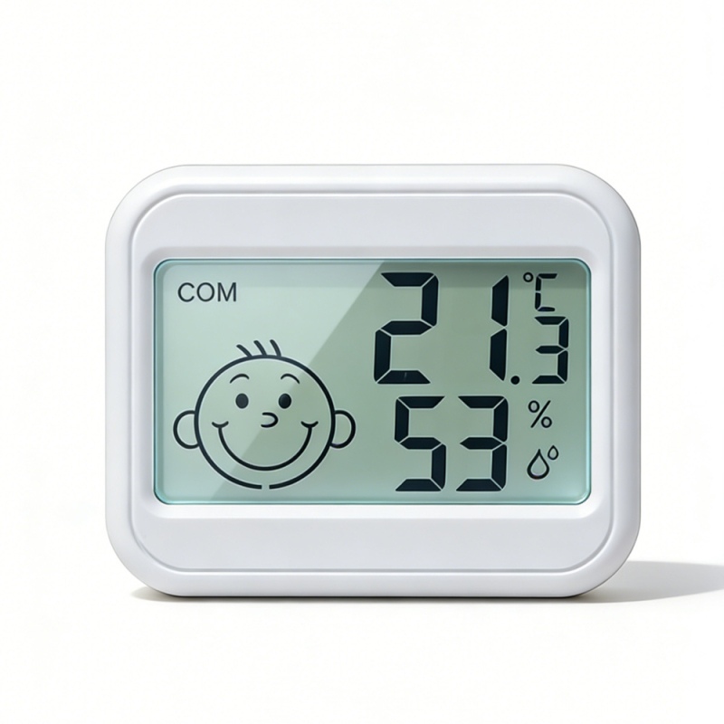 Soba termometar s digitalnim higrometrom, rezolucija 0,1°C, mjerenje unutarnje temperature i vlage