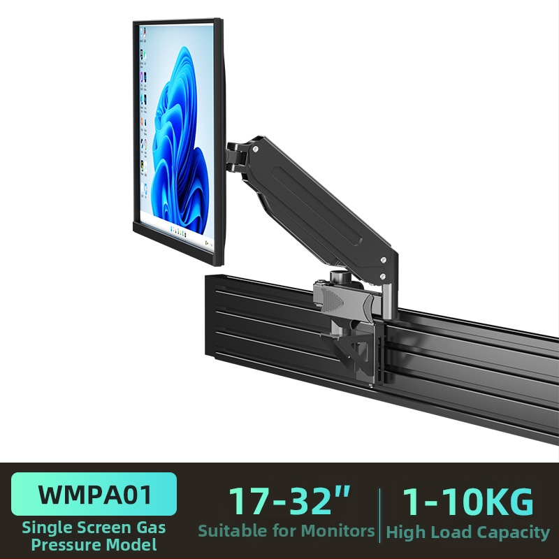 Držiak na monitor s otočnou vyvýšenou ramenou, model WMPA01, studená valcovaná oceľ, 3 kg