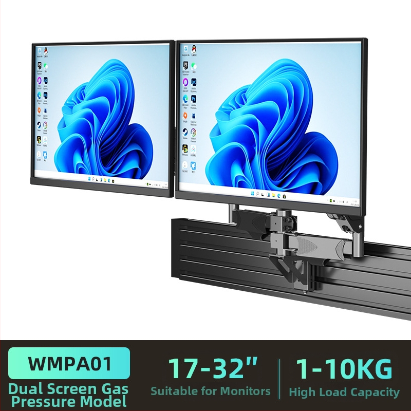 Držiak na monitor s otočnou vyvýšenou ramenou, model WMPA01, studená valcovaná oceľ, 3 kg