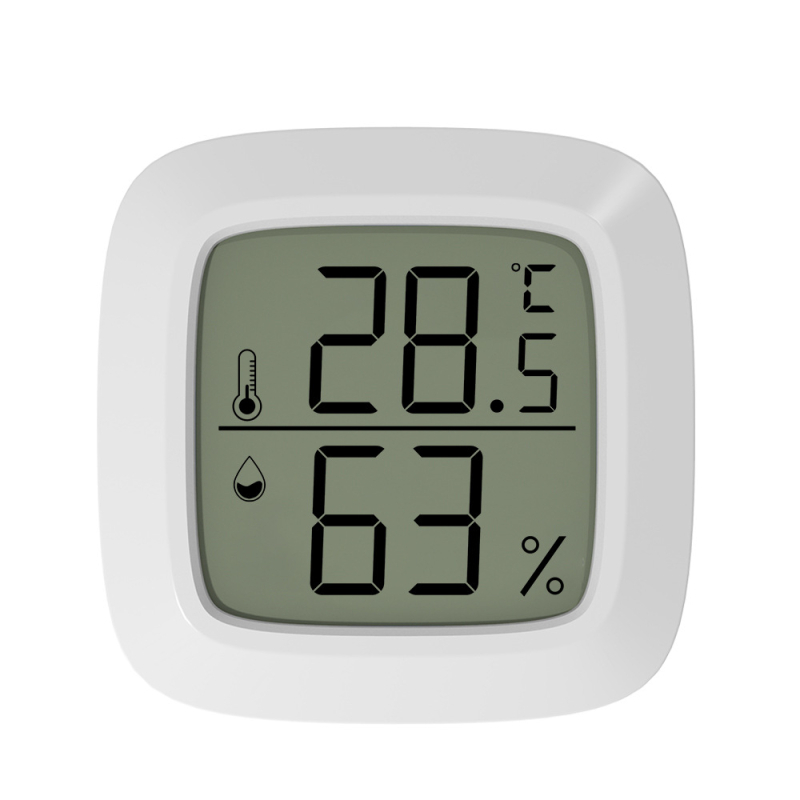 Mini elektronički termometar i higrometar za kućnu upotrebu, visoka preciznost mjerenja temperature i vlage, sa magnetom i dvostrano ljepilnom trakom