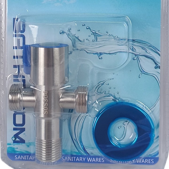 Ventil za WC od nehrđajućeg čelika 304, univerzalni s 1-in-2-out prekidačem, navojni spoj, model ST-985521, Ø20 mm, radni tlak 0-1.6 MPa, bakreno jezgro
