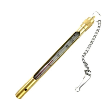 Комплект стъклени термометри за рудници – преносим, от чист мед, за въглищни и металургични мини