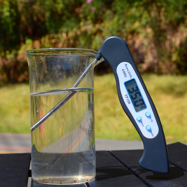 Sklopivi termometar s iglom od nehrđajućeg čelika, digitalni zaslon, 0,1°C rezolucija, model TP108