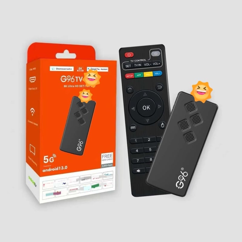 Android 13 TV Box με Allwinner A53 τετραπύρηνο, 2GB RAM, ενσωματωμένη μνήμη 8/16GB, διπλής ζώνης Wi‑Fi και Bluetooth