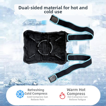 Коленен леден компрес с гел за горещо и студено лечение – полиестерна материя, пълнеж гел, 800 г, кутия от 10 бр.