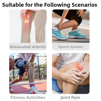 Коленен леден компрес с гел за горещо и студено лечение – полиестерна материя, пълнеж гел, 800 г, кутия от 10 бр.