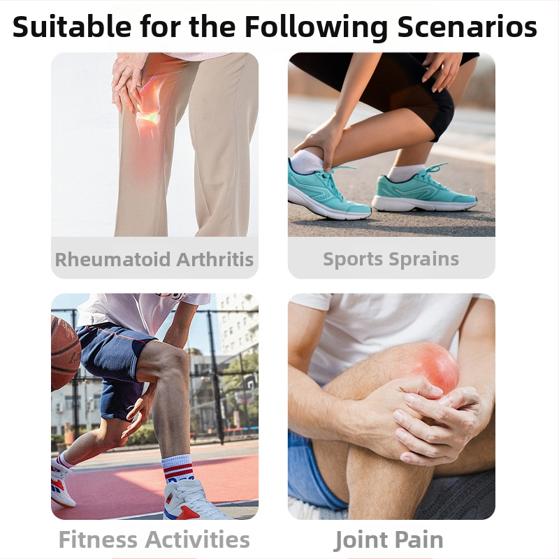Коленен леден компрес с гел за горещо и студено лечение – полиестерна материя, пълнеж гел, 800 г, кутия от 10 бр.